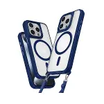 Apple İphone 15 Pro Max Kılıf Enka Magsafe Silikon Kılıf - Lacivert-1