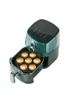 7 Gözlü Silikon Çok Amaçlı Airfryer Muffin Cupcake Kek ve Çörek Pişirme Kalıbı-3