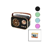 M4 PORTABLE WİRELESS HOPARLÖR - SPEAKER IŞIKLI USB ŞARJLI RENKLİ KASA - BRONZ ÇERÇEVEUSB - DC 5V - TF (4745)-1