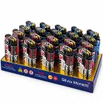 20 ADET 2IN1 GRAFİTİ DESENLİ MANYETÖLLÜ - RÜZGAR PÜRMÜZ ÇAKMAK SM-131M (4745)-3