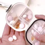Mini Taşınabilir İlaç Kutusu 7 gün Bölmeli Küçük İlaç Kutusu (4745)-3