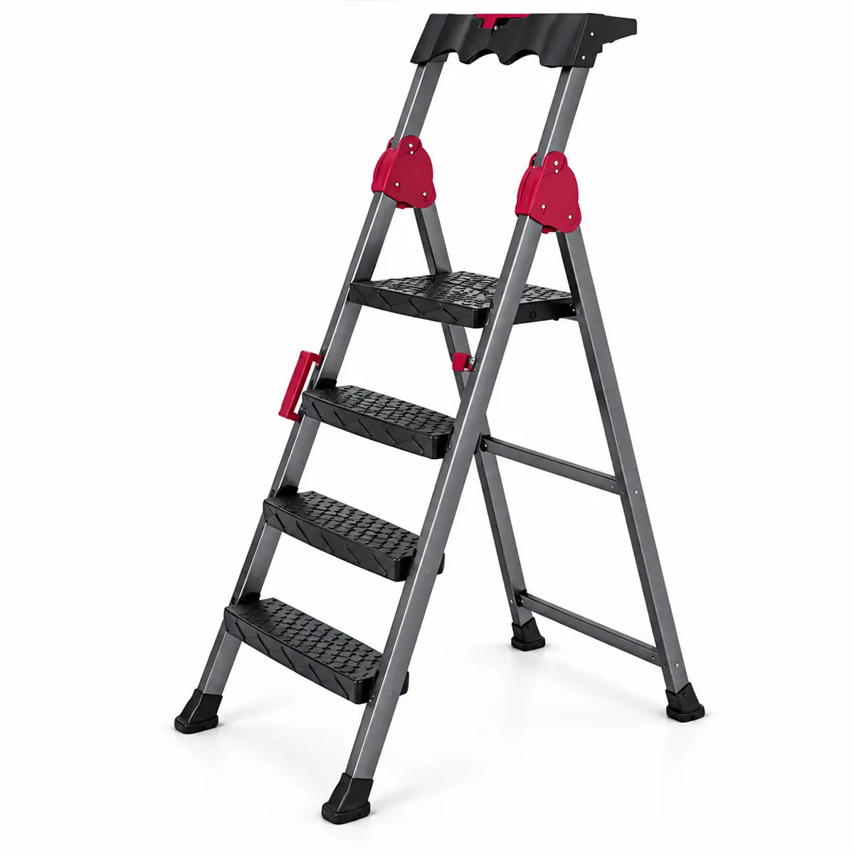 3+1 BASAMAKLI METAL MERDİVEN 150KG.TAŞIMA (4745)