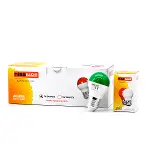 10 ADET 1W E27 YEŞiL YUVARLAK GECE LAMBASI LED AMPUL EAMP-075 (4745)-2