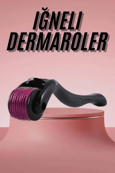 Derma Roller Titanyum Uçlu 540 İğneli 1 Mm Saç Ve Cilt Bakım Masaj Aleti
