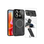 Xiao Red Note 13 Pro 4g Kılıf Joy Lens Standlı Kapak - Kırmızı-3