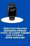 Akıllı Saat Nabız Ölçebilen Adımsayar Kalori Hesaplama Tema Değiştirme GPS Uyumlu-2