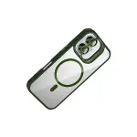 Joko Apple İphone 16 Rem Lensli Magsafe Standlı Kapak - Koyu Yeşil-3