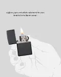 Ergonok Metal Çakmak Mat Kaplamalı ve Şık Tasarımlı Aksesuar-2