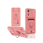 Xiao Red 13c Kılıf Zuma Kartvizitli Yüzüklü Silikon - Pembe-1