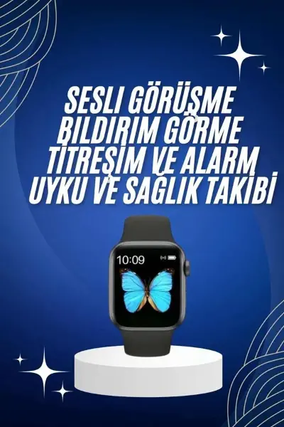 Arama Cevaplayabilen Akıllı Saat Bluetooth Bağlantılı Sosyal Medya Girişli