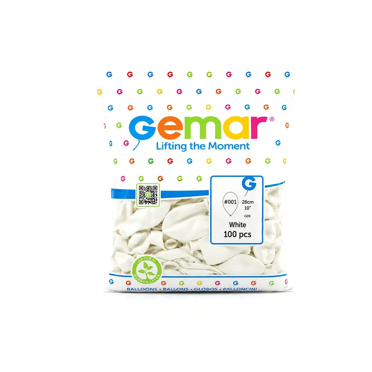 İç Mekan - Beyaz Balon 10 Inc - 26CM - 100PCS