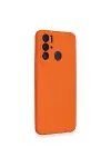 Tecno Pova Neo Kılıf Nano içi Kadife Silikon - Turuncu-2