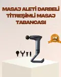Şarjlı Taşınabilir 3in1 Titreşimli Masaj Aleti Esneme Bantlı-1