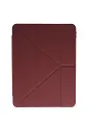 Apple iPad 10.2 (8.nesil) Kılıf Kalemlikli Mars Tablet Kılıfı - Mürdüm-3