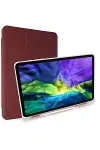 Apple iPad 10.2 (8.nesil) Kılıf Kalemlikli Mars Tablet Kılıfı - Mürdüm-1