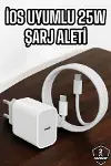 Şarj Aleti İOS 15/15 Pro Max Uyumlu Şarj Adaptörü ve Kablosu-2
