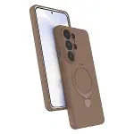 Samsung Galaxy S26 Ultra Regal Magsafe Standlı Kapak - Çöl Titanyum-1