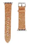 Apple Watch 38mm Starry Taşlı Kordon - Pudra-1