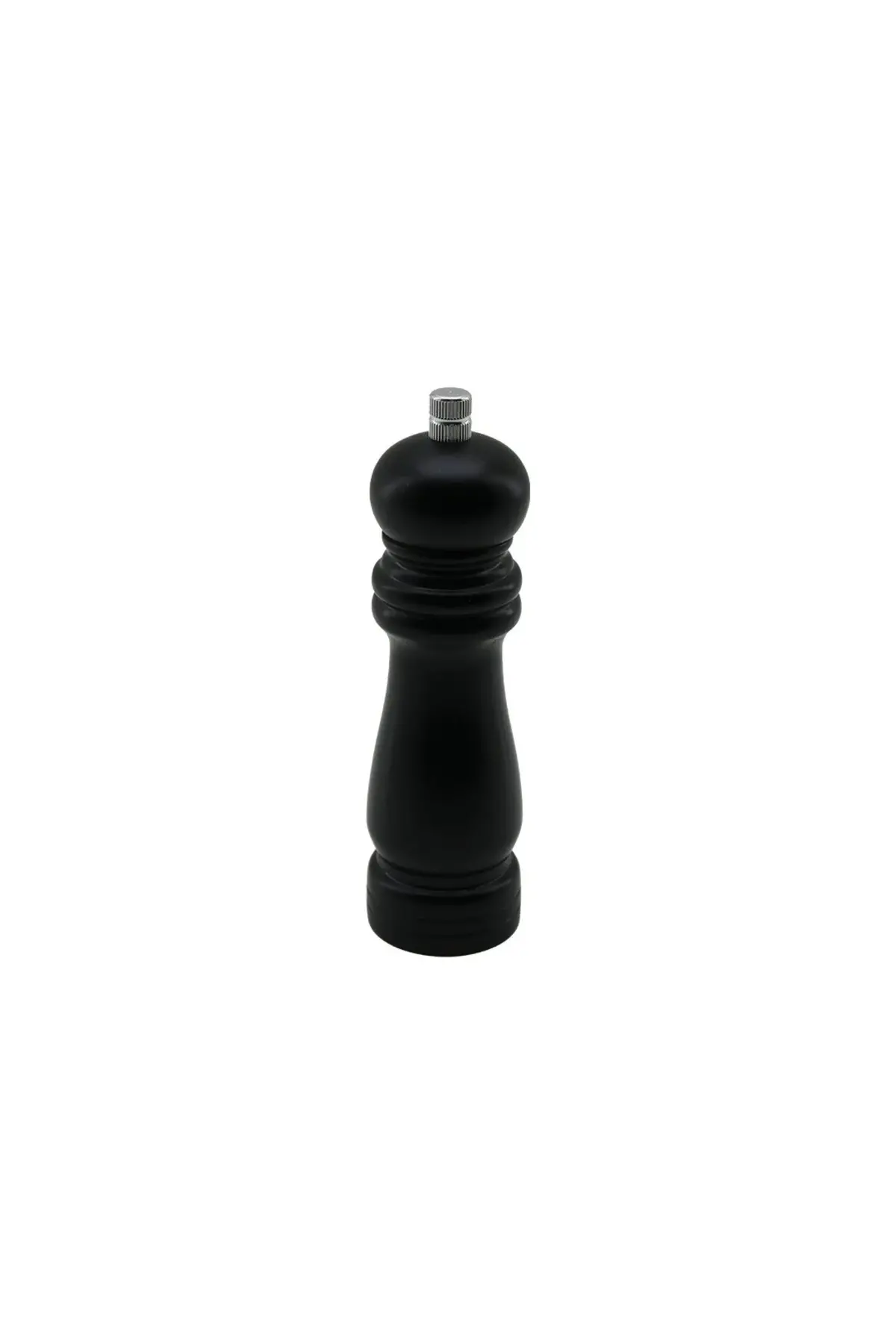 Siyah Ahşap Küçük= Çap: 4.5CM - Uzunluk: 15.5CM Tuz - Baharat Öğütücü
