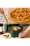 100 Adet Air Fryer Pişirme Kağıdı Tek Kullanımlık Yağlı Kağıdı Yuvarlak Tabak Model-3