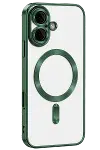 Apple iPhone 16 Kılıf Kross Magneticsafe Kapak - Koyu Yeşil-1