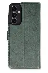 Samsung Galaxy A25 5G Kılıf Trend S Plus Kapaklı Kılıf - Yeşil-1