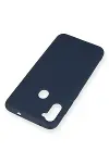 Samsung Galaxy A11 Kılıf Nano içi Kadife Silikon - Lacivert-3