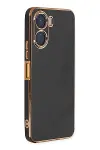 Vivo Y16 Kılıf Volet Silikon - Siyah-1