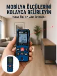 50 Metre Lazer Ölçüm Cihazı Alan ve Mesafe Hesaplama Yeni Nesil-1