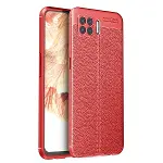Oppo A73 Kılıf Auto Focus Kapak - Kırmızı-1