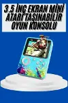 Çocuklara Özel 4K HD Retro Oyun Konsol El Atari Taşınabilir 500 Oyunlu-2