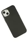 Apple iPhone 14 Plus Kılıf Asya Deri Silikon - Koyu Yeşil-3