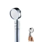 Sağlam Metal Hortum Bağlantılı, 360° Hareketli Duş Başlığı-4