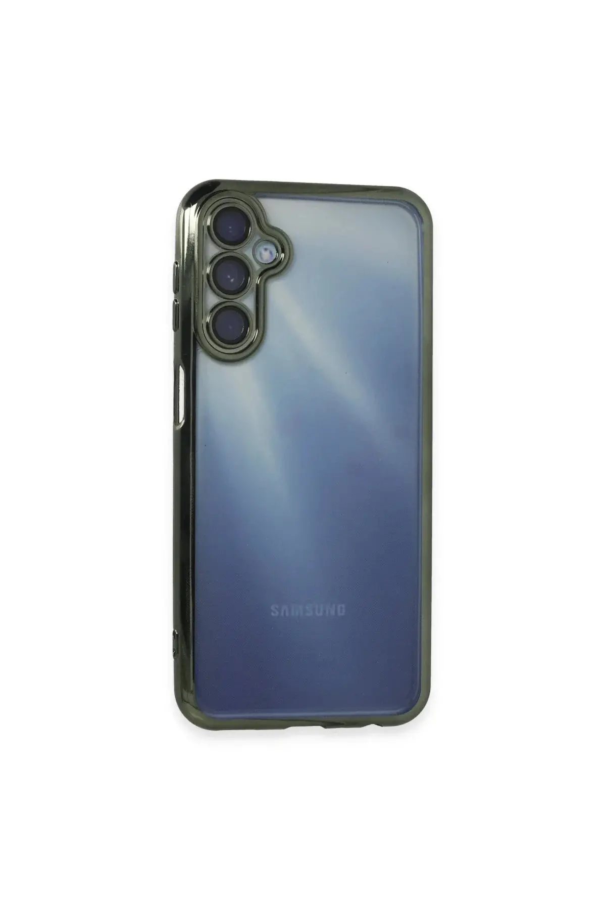 Samsung Galaxy A15 4G Kılıf Razer Lensli Silikon - Yeşil