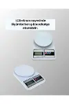 Beyaz Plastik Dijital Mutfak Tartısı – 24x16.8x1.5cm-3