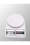 Beyaz Plastik Dijital Mutfak Tartısı – 24x16.8x1.5cm-4