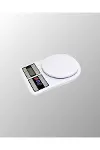 Beyaz Plastik Dijital Mutfak Tartısı – 24x16.8x1.5cm-5
