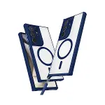 Samsung Galaxy S23 Ultra Kılıf Enka Magsafe Silikon Kılıf - Lacivert-1