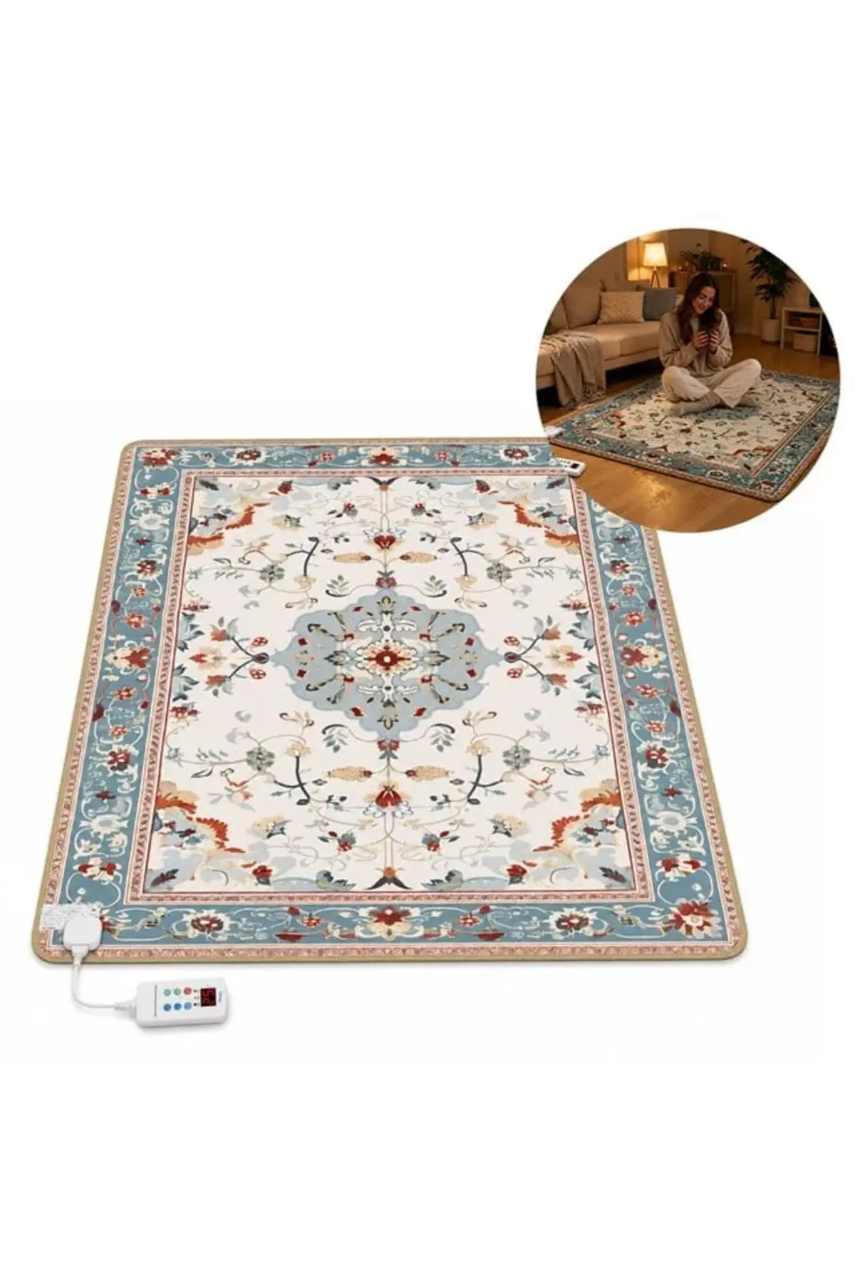 TY-2*3 1900W 200x300cm Isıtmalı Pad Halı - Dijital Termostatlı Karbon Kristal Teknolojisi