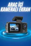 Ekranlı Sürüş Kaydedici DVR Ön ve Arka Kameralı Full HD Çözünürlüklü-2