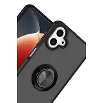 Samsung Galaxy A07 4g Montreal Yüzüklü Silikon Kapak - Siyah-2