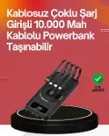 22.5W Hızlı + 15W Kablosuz Şarj – Akıllı Powerbank ile Her An Enerji-1