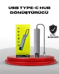 4K HD Çıkışlı, Gigabit Ethernet'li USB‑C Çoklu Port Hub-1