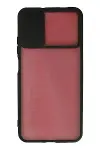 Xiao Red 9T Kılıf Palm Buzlu Kamera Sürgülü Silikon - Siyah-3
