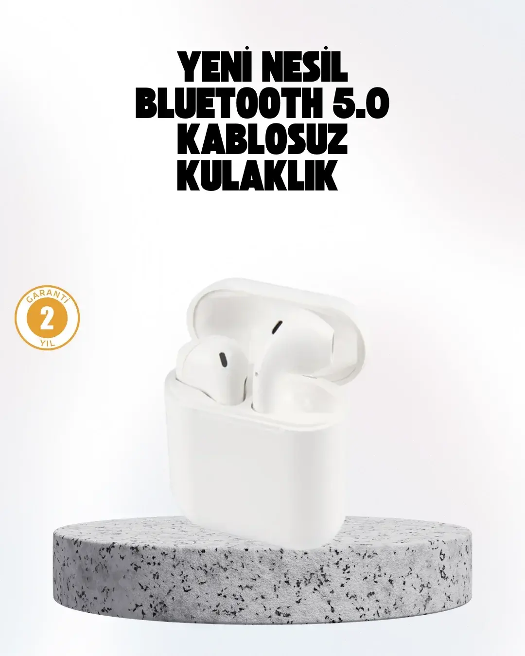 Hızlı Şarj Destekli 2. Nesil Bluetooth 5.0 Ergonok Kulaklık