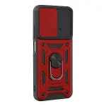 Xiao Poco M4 Pro 4g Kılıf Pars Lens Yüzüklü Silikon - Kırmızı-2