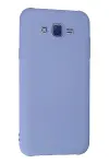 Samsung Galaxy J7 Kılıf Nano içi Kadife Silikon - Lila-3