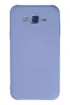 Samsung Galaxy J7 Kılıf Nano içi Kadife Silikon - Lila-1
