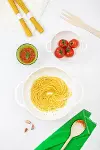 Akrilik Beyaz 2 Li Süzgeç Seti ( Makarna & Pirinç Süzgeci )-3