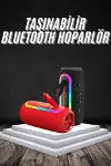Bluetooth Hoparlör USB Şarjlı Uzun Pil Ömrü Android ve İOS Uyumlu Renkli-2